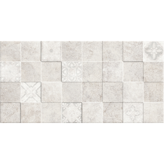 TEXEL CUBIK GRIS 30x60 πλακάκι τοίχου σε γκρι stone look με Cubik ανάγλυφο